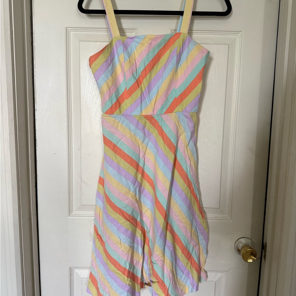 Chadwicks Multicolor Striped Dress